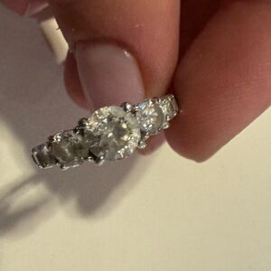 Stunning 925 Sterling silver and CZ’s ring
